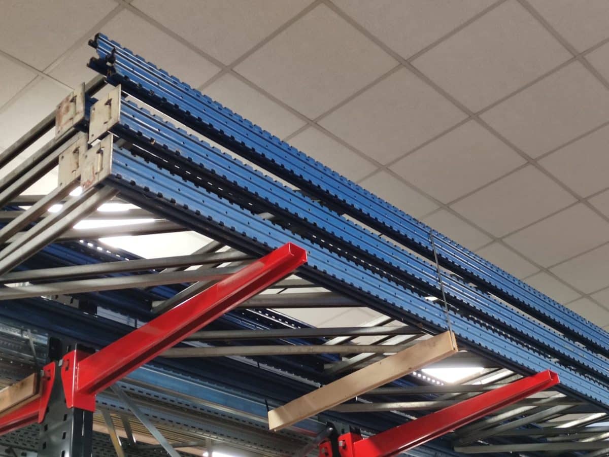 PORTAPALLET USATO - Scaffalatura industriale usata da 48 posti pallet
