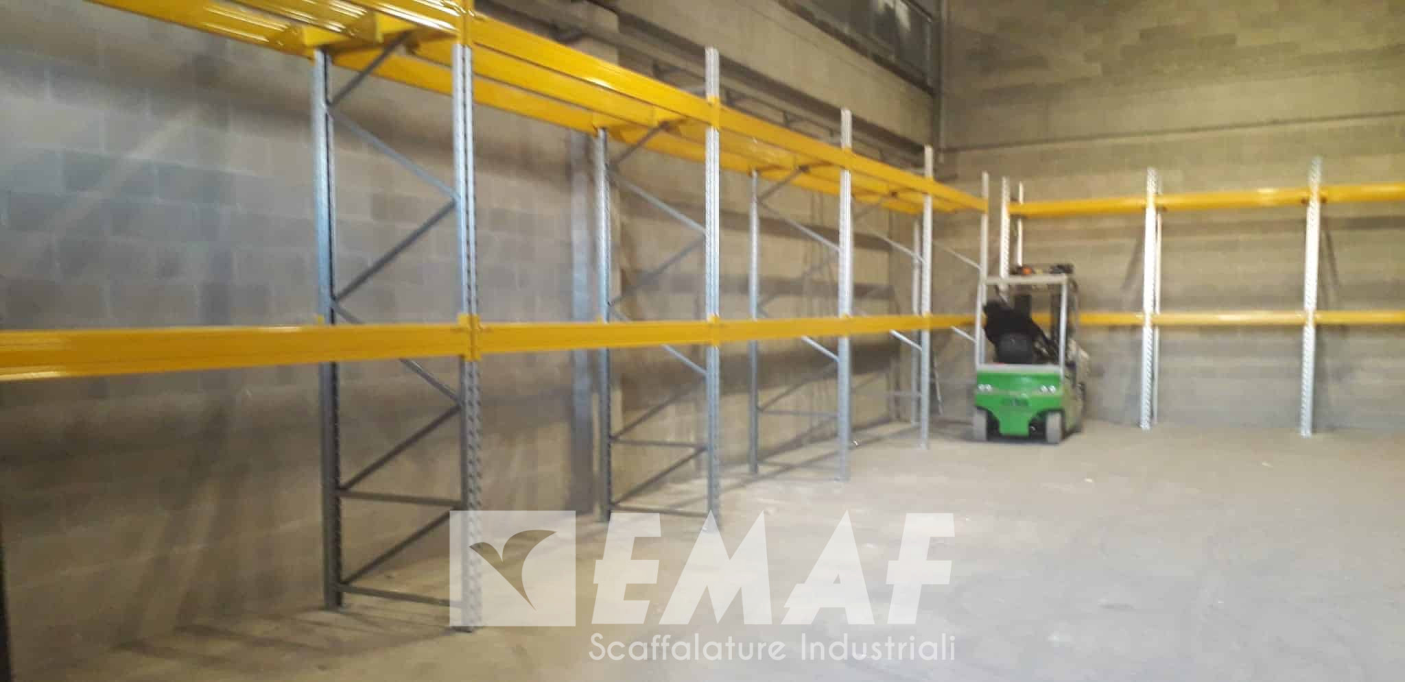 Featured image for “Installation of a Giotto pallet rack in Mesero, Milan”