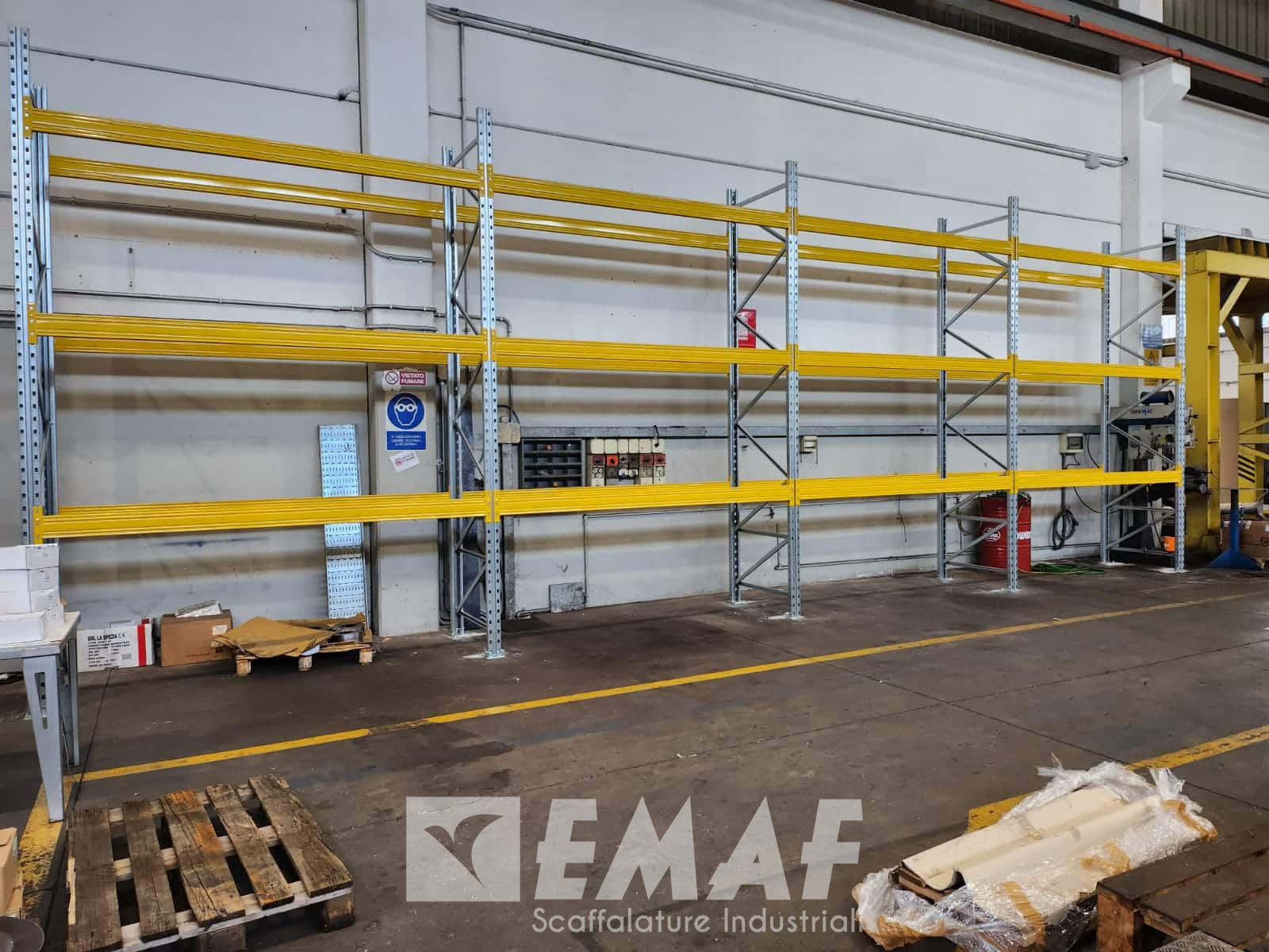 Featured image for “Pallet rack for 48 EPAL pallet places installed in Rovigo”
