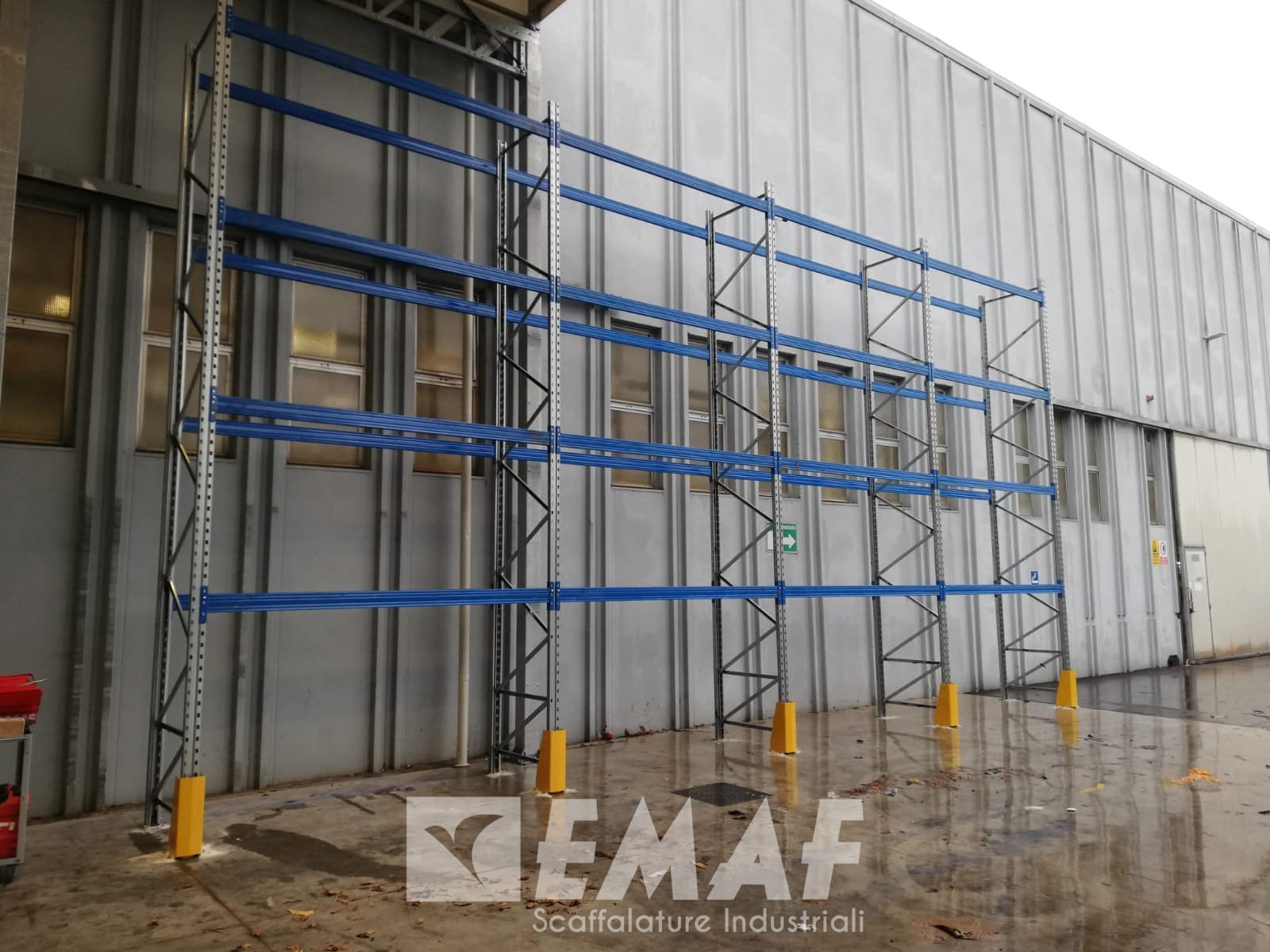 Featured image for “Installation of a Pallet Rack by Emaf Scaffalature Industriali Srl at Adicomp Srl”